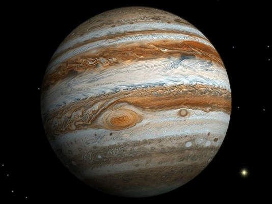 El planeta más grande del Sistema Solar, Júpiter