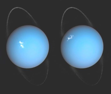 Urano está torcido y los polos miran al Sol