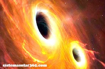 Dos agujeros negros.